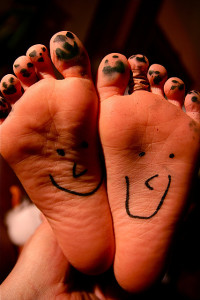 Happy smiley feet!